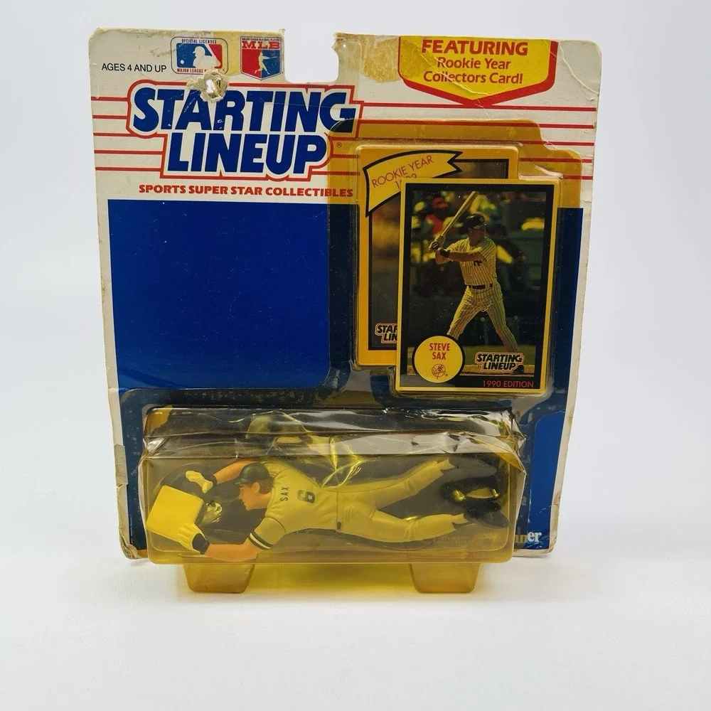 1990 Steve Sax 1st Los Angeles Dodgers Starting Lineup